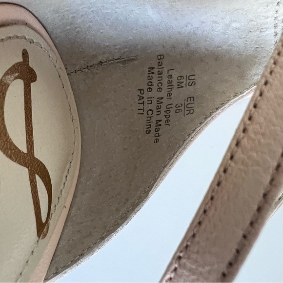 Sam Edelman Patti Ankle Strap Sandal in Nude - Picture 6 of 10